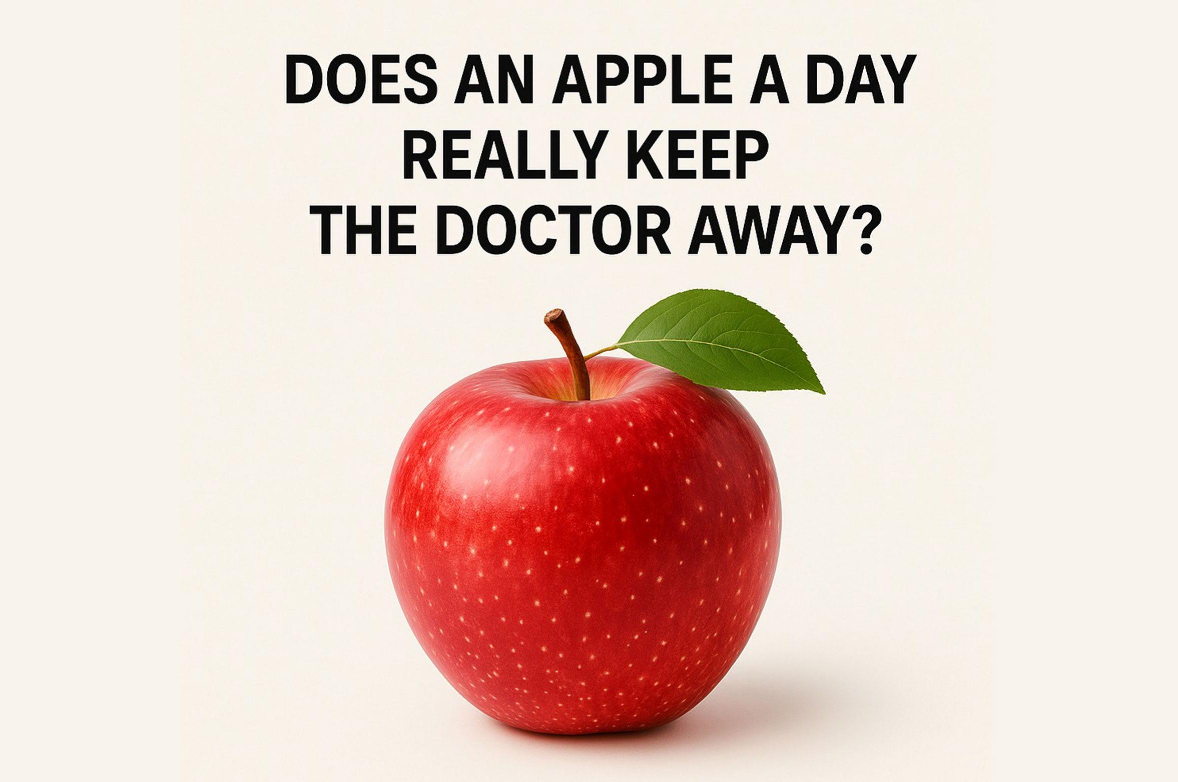 Does an Apple a Day Really Keep the Doctor Away?
